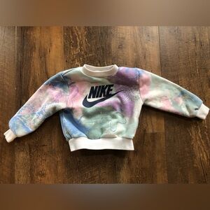 Nike Kids Pastel Tie-Dye Sweatshirt size 2t